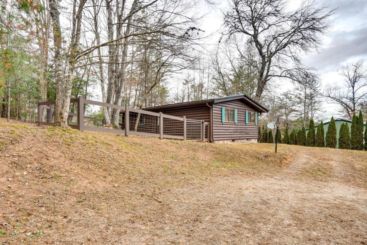 Peaceful Warne Cabin Fenced Yard And Screened Porch Brasstown Екстериор снимка